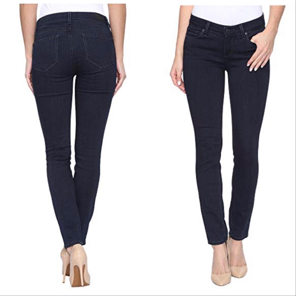 Paige Demim Dark Navy Verdugo Ankle Jeans